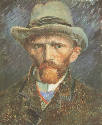 Vincent Van Gogh Self-Portrait with Grey Felt Hat (nn040 oil painting image